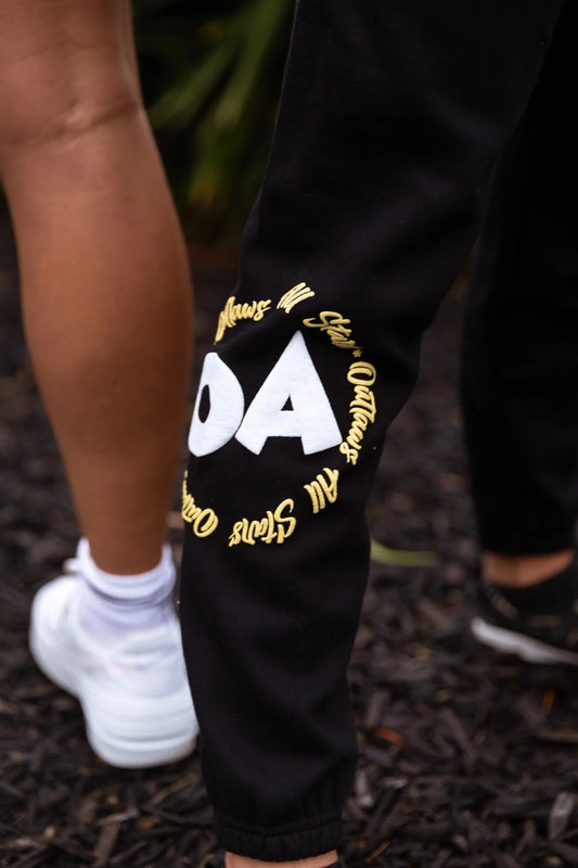 OA '24 Black straight leg trackies