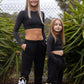 OA '24 Black straight leg trackies